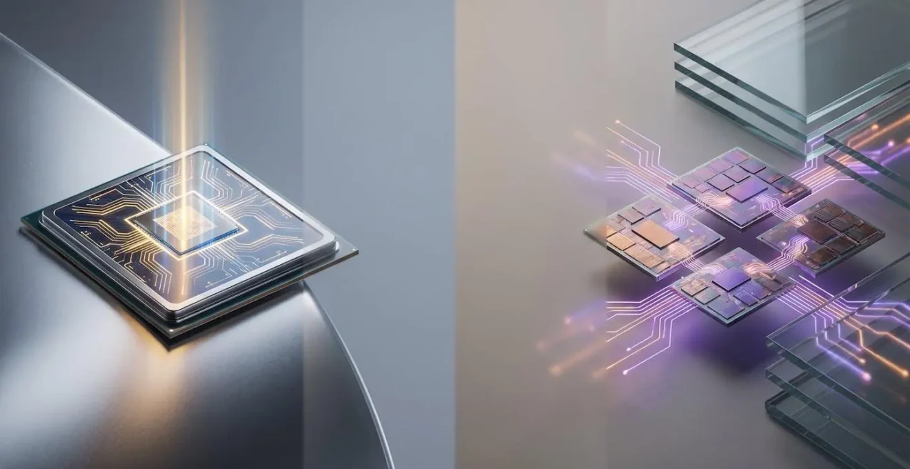 Professional comparison showcasing processor cores and video editing workflow efficiency